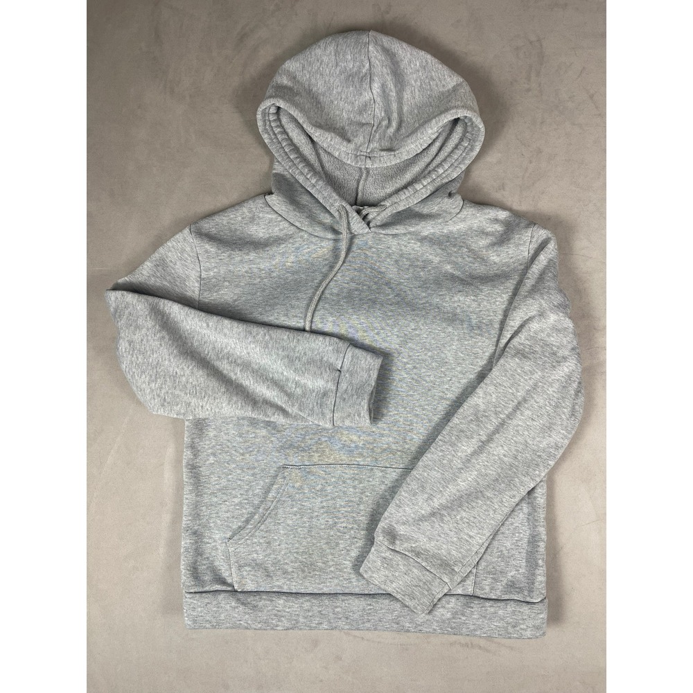 LovelyWholesale Heather Gray Pullover Hoodie Fleece Sweatshirt M‎ Long Sleeve